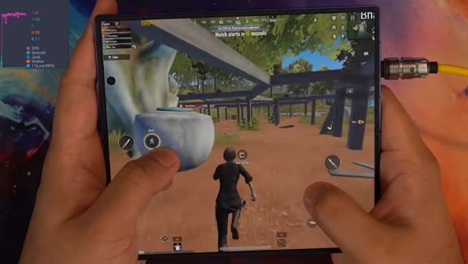 Khả năng chơi game tốc chiến của Galaxy Z Fold 7