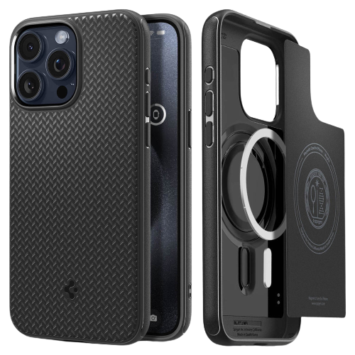 Ốp lưng Spigen Mag Armor Magfit iPhone 15 Pro Max Matte Black