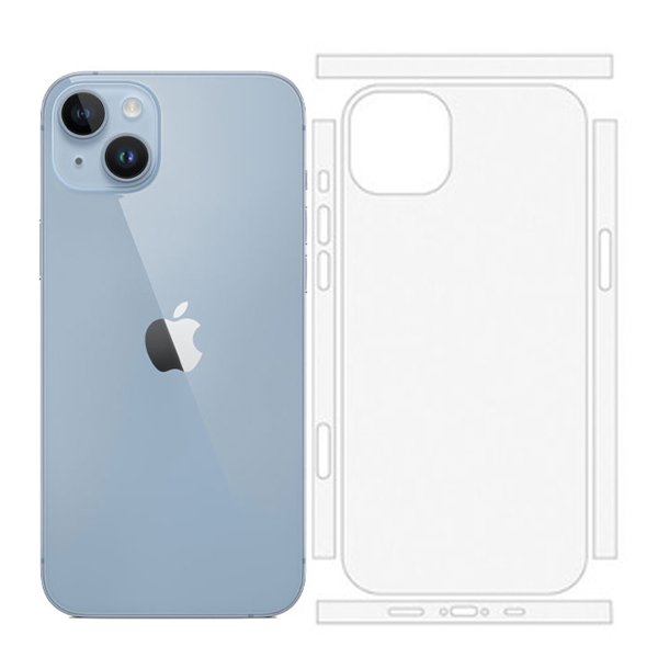 Miếng dán dẻo nhám PPF mặt sau iPhone 14