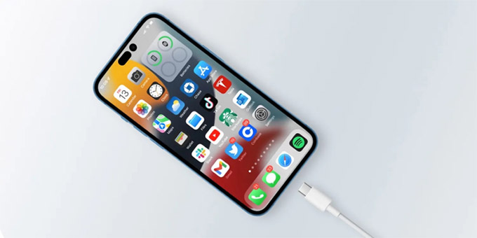 Loại bỏ cổng Lightning thay thế bằng cổng USB-C với tốc độ sạc nhanh hơn