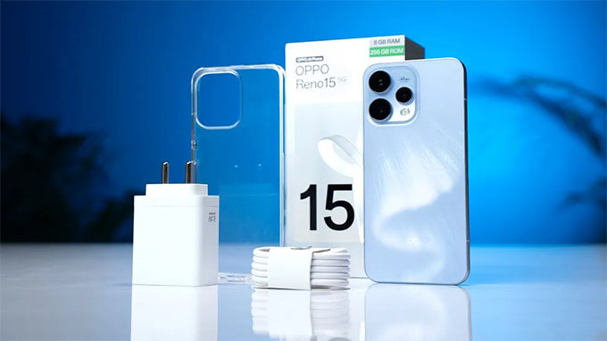 Oppo Reno 15 5G sở hữu thiết kế khung nhôm 