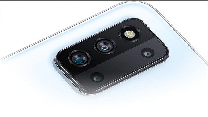 Camera Galaxy F52 5G giá rẻ được trang bị 4 ống kính