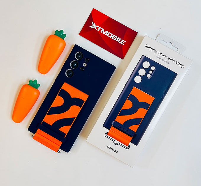 Ốp lưng Silicone kèm dây đeo Samsung Galaxy S22 Ultra chính hãng fullbox