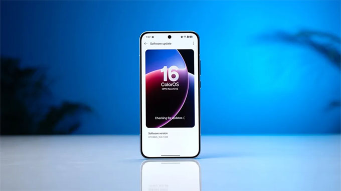Điện thoại Oppo Reno 15 5G chạy hệ điều hành ColorOS 16