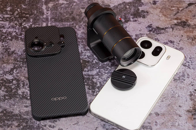 Oppo Find X9 Pro đi kèm với bộ chuyển đổi tiêu cự Hasselblad: Phụ kiện chụp ảnh chuyên nghiệp