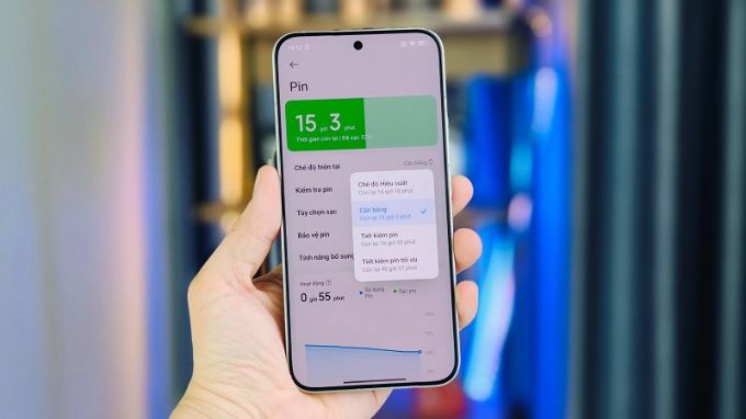 Viên pin 5.500 mAh đi kèm sạc siêu nhanh 90W