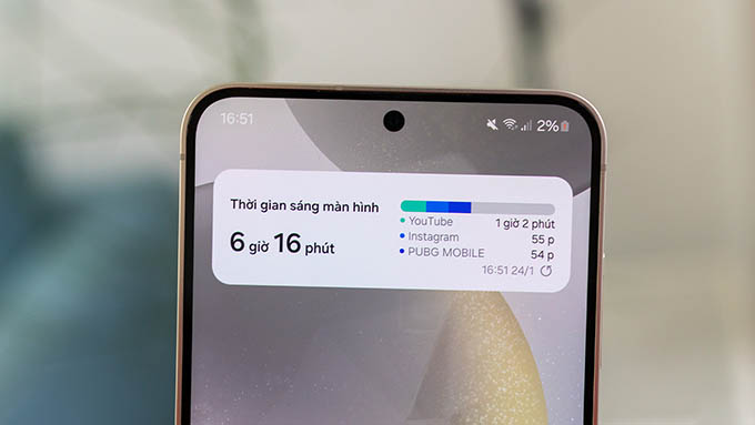 Dung lượng pin Samsung Galaxy S24 Plus 256GB Việt Nam cũ