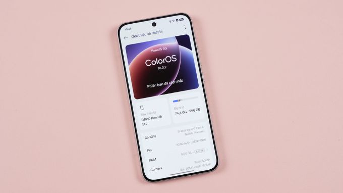 Hiệu năng OPPO Reno 15 5G (12GB|256GB) (CTY)