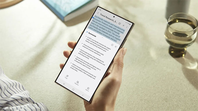 Samsung S24 Ultra 1TB hỗ trợ nhiều tính năng AI hấp dẫn