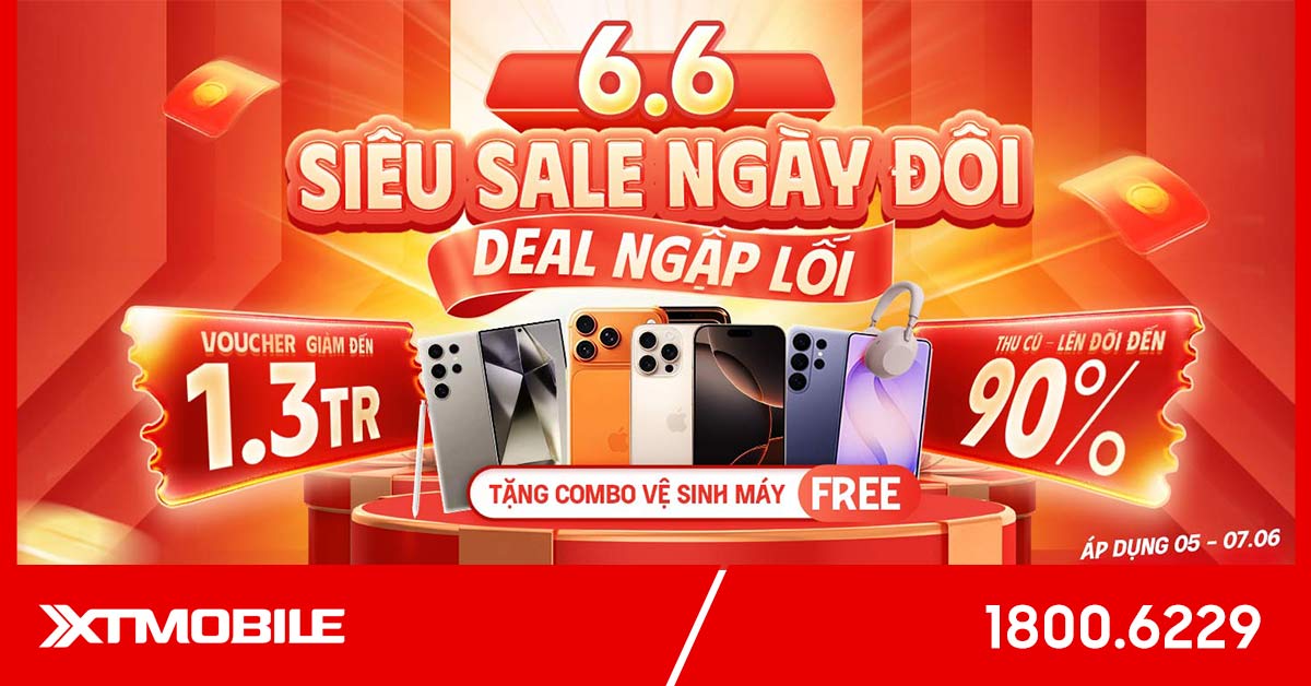 Sale ngày đôi: XTmobile sale cực bốc - Trợ giá chạm nóc