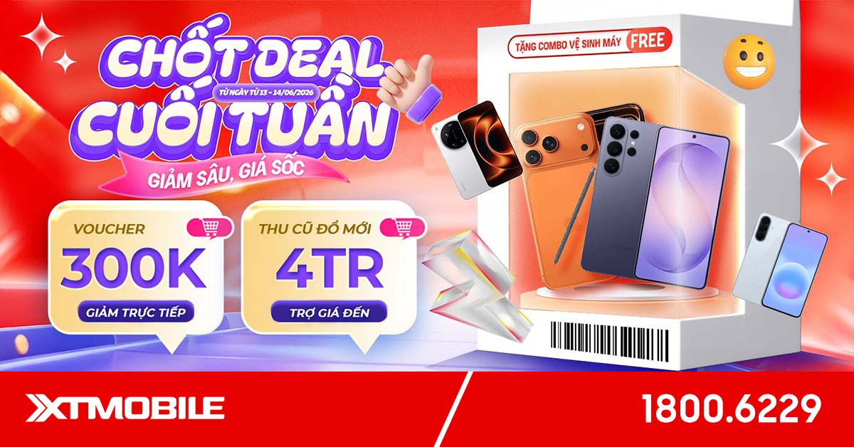 Flash sale cuối tuần - Săn deal cực sốc: Nhận ngay voucher giảm đến 300K
