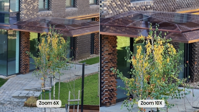 Chất lượng ảnh chụp zoom quang từ camera tele