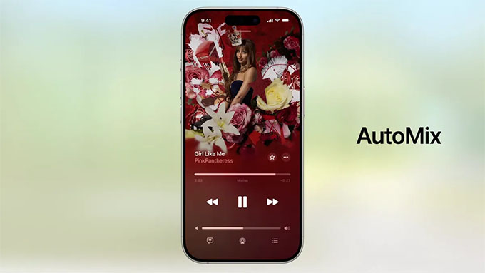 Apple Music AutoMix & Trang nghệ sĩ mới trên iOS 27