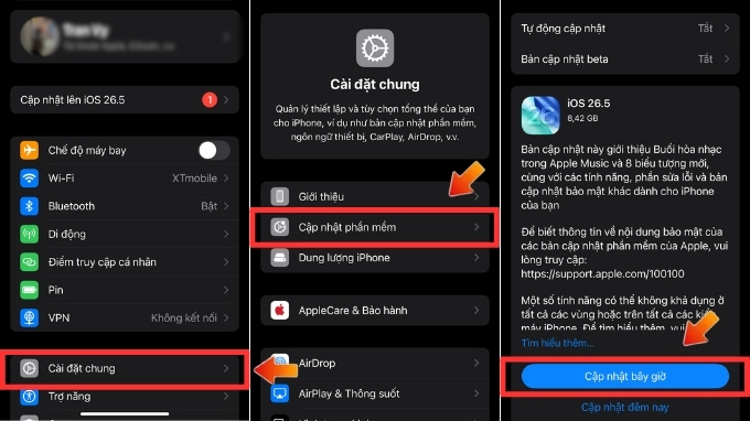 Cách cài đặt hình nền iOS 26.5 trên iPhone