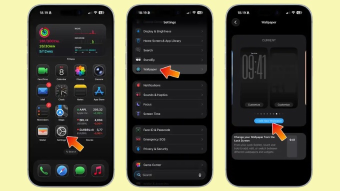 Cách cài đặt hình nền iOS 26.5 trên iPhone