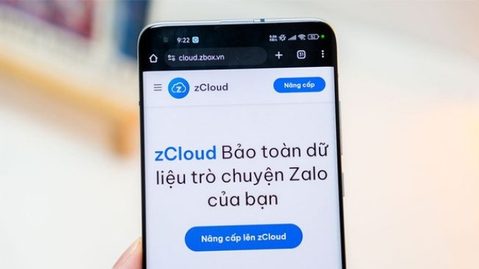 zCloud là dịch vụ lưu trữ đám mây do Zalo phát triển