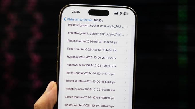 iPhone 16 bị lỗi Reset Counter