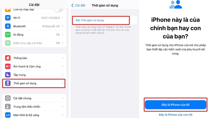 Cách kiểm tra thời gian sử dụng điện thoại iPhone