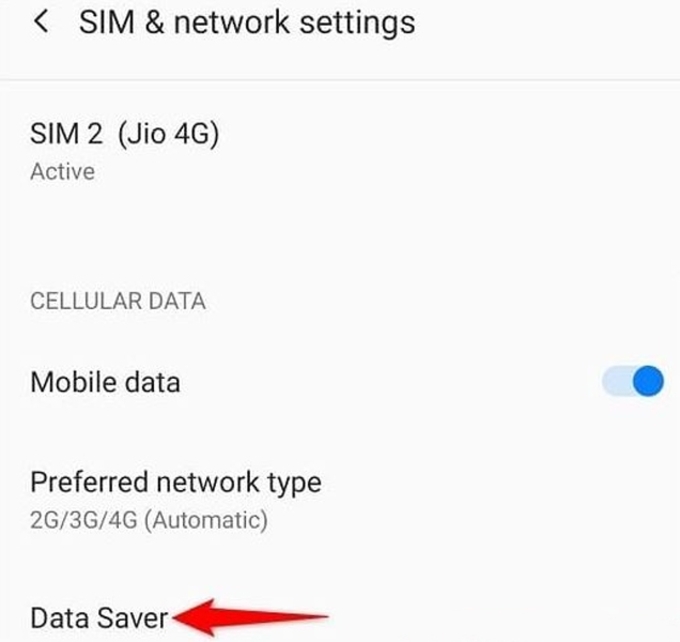 Cách tắt tiết kiệm dữ liệu trên điện thoại OnePlus