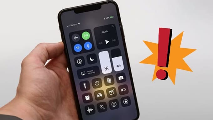 Lưu ý về cách tắt trung tâm điều khiển ở màn hình khóa