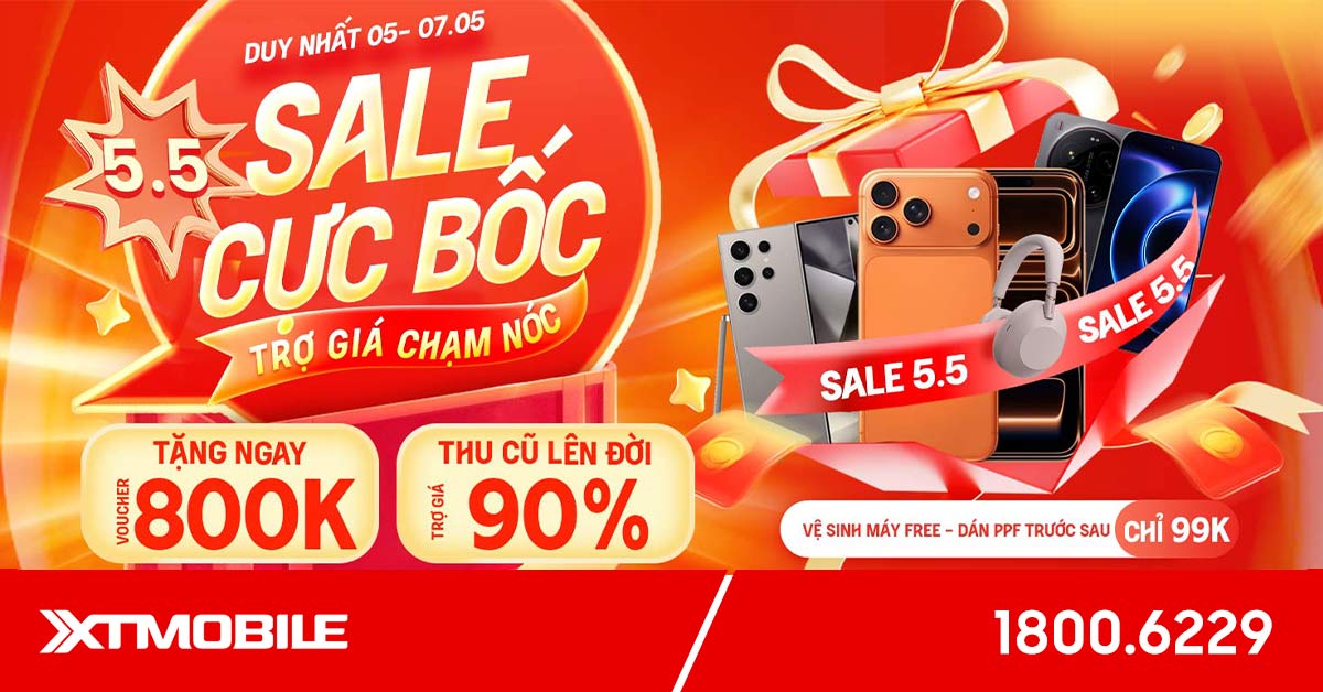 Sale ngày đôi: XTmobile sale cực bốc - Trợ giá chạm nóc