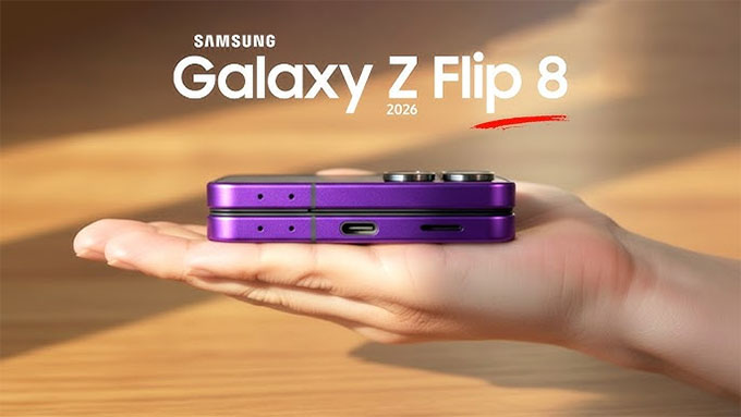 Galaxy Z Flip 8 – Mỏng nhẹ, sạc nhanh hơn