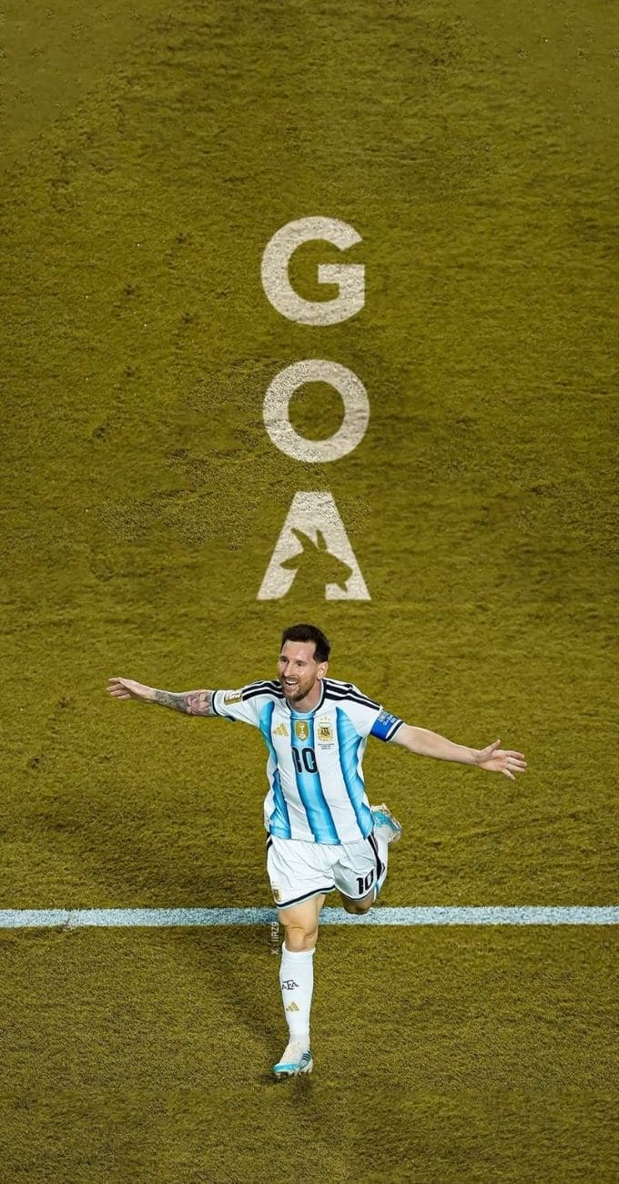 Hình nền Messi trong màu áo Đội tuyển Argentina
