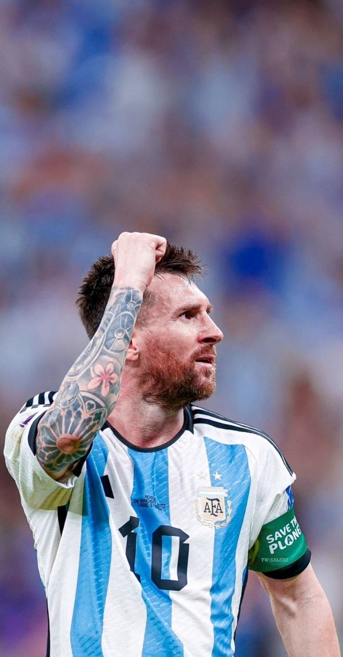 Hình nền Messi trong màu áo Đội tuyển Argentina