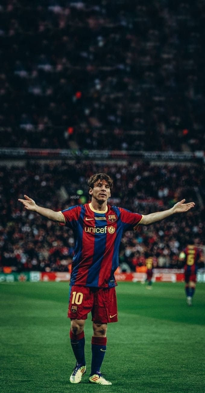 Hình nền Messi thời kỳ đỉnh cao tại Barcelona