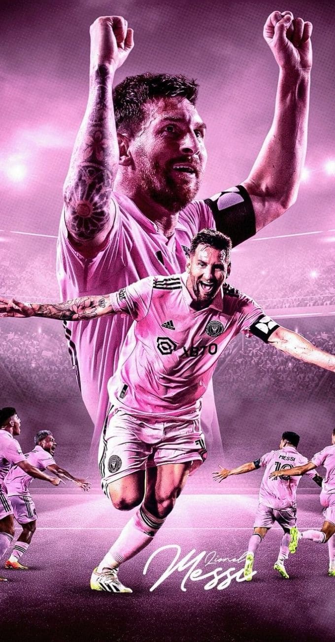 Hình nền Messi ngầu tại Inter Miami