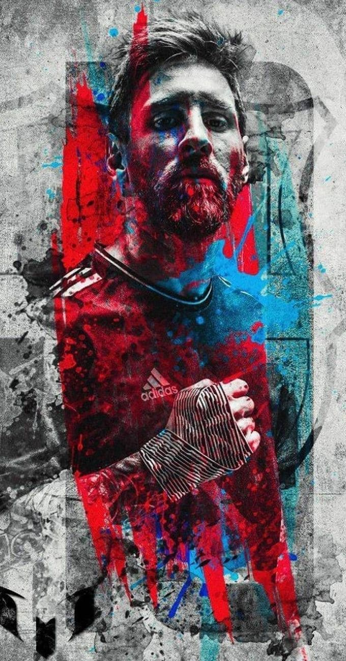 Hình nền Messi nghệ thuật, hoạt hình