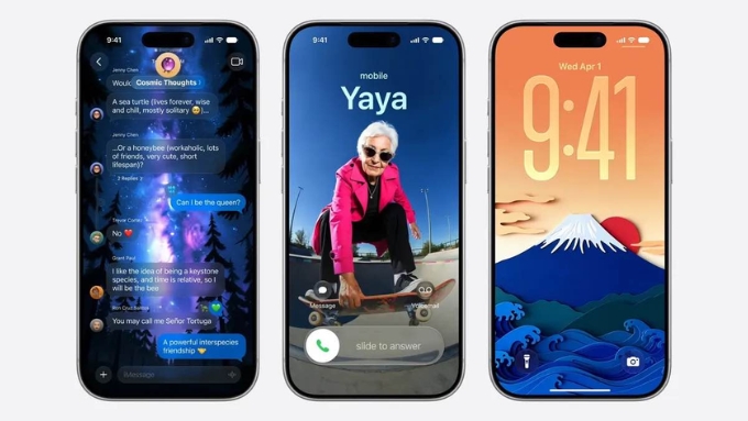 thiết kế Contact Poster theo phong cách chân thực trên iOS 27