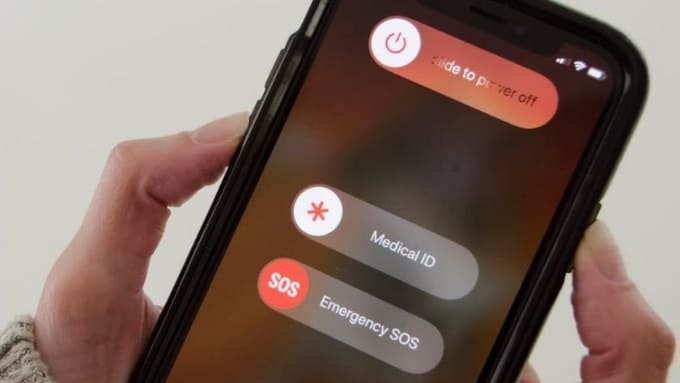 Khắc phục lỗi Reset Counter iPhone bằng cách khởi động lại