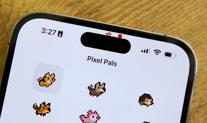 Biến Dynamic Island thành thú cưng ảo với Pixel Pals