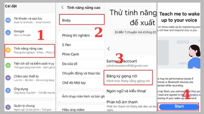 Cách bật trợ lý ảo Samsung Bixby Voice