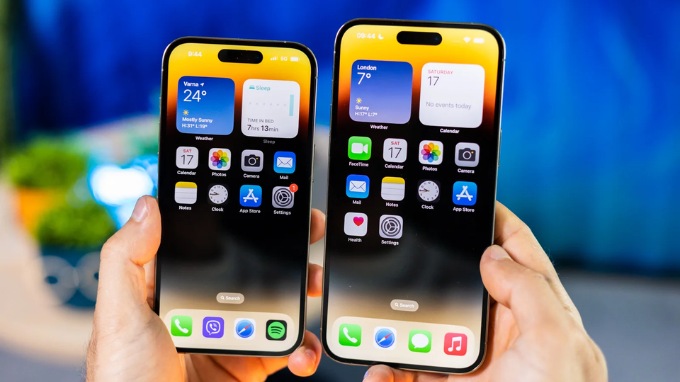 So sánh iPhone 14 Pro và iPhone 14 Pro Max về màn hình
