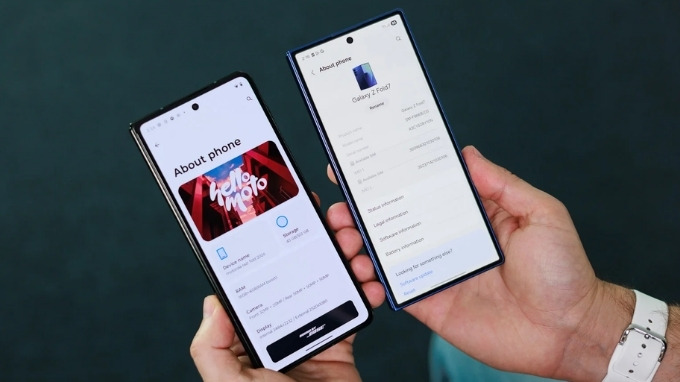 So sánh Motorola Razr Fold và Galaxy Z Fold 7 về hiệu năng
