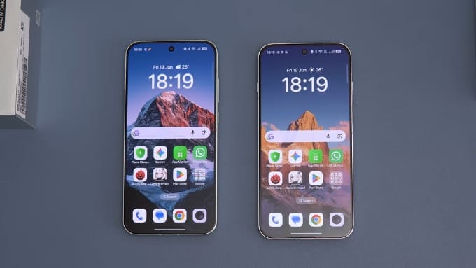So sánh OPPO Reno16 vs OPPO Reno16 Pro về màn hình