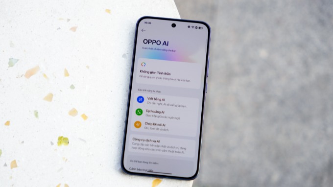 OPPO Reno15 chạy Android 16 với giao diện ColorOS 16