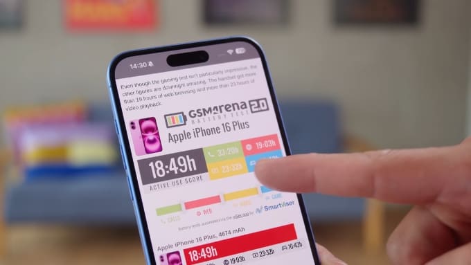 Thời gian sạc đầy pin iPhone 16 Plus