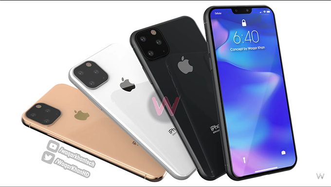 Màn hình iPhone 2019 được làm lại gọn hơn, đẹp hơn