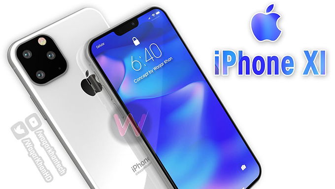 3 camera sau của iPhone XI sẽ được xây dựng theo hình tam giác