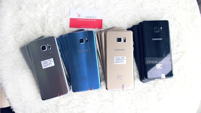 Galaxy Note FE có nhiều màu sắc cho bạn chọn lựa