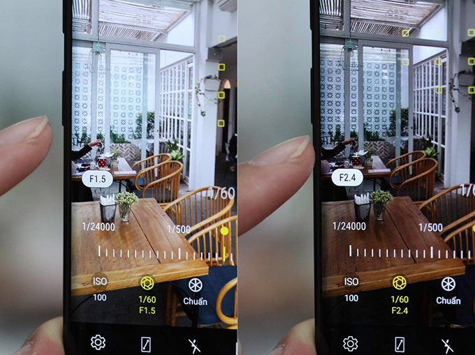 Nhờ khả năng thay đổi khẩu độ mà hình ảnh thu được trên Galaxy S9 cực kỳ chất lượng