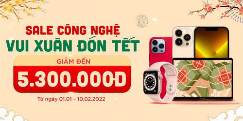 Sale công nghệ: iPhone 13 series, MacBook Air M1 giảm đến 5,3 triệu