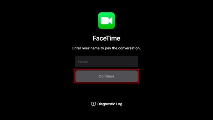 Bước 2 sử dụng FaceTime trên máy tính Windows