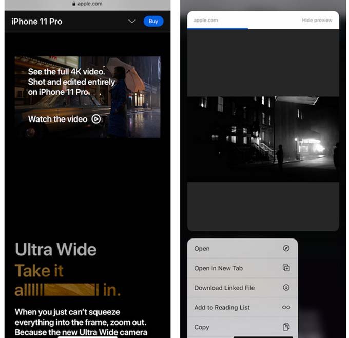 Hướng dẫn cách tải video trên Safari về iPhone không cần phần mềm