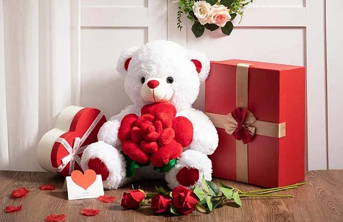 Quà tặng Valentine cho nữ: Gấu bông