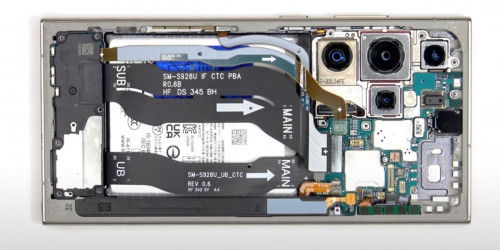 'Mổ bụng' Galaxy S24 Ultra: Nâng cấp tản nhiệt, dễ sửa chữa