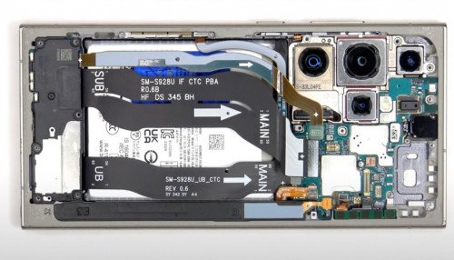 'Mổ bụng' Galaxy S24 Ultra: Nâng cấp tản nhiệt, dễ sửa chữa